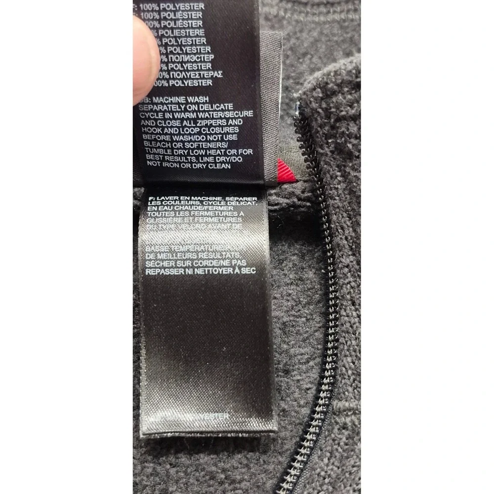 The North Face Jacket Mens X-Large Gray Half Zip Fleece Casual Outdoors‎ Hiking